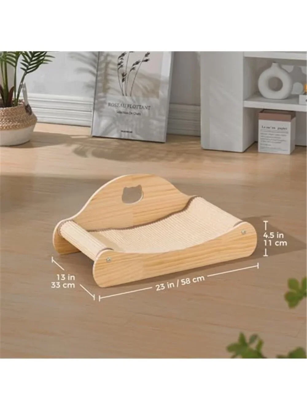 Cat Scratcher Bed Sisal Cat Lounger Scratch Board Cat Furniture Indoor Cats